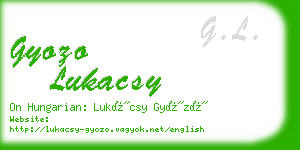 gyozo lukacsy business card